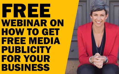 Free webinar on how to get free media publicity for your business